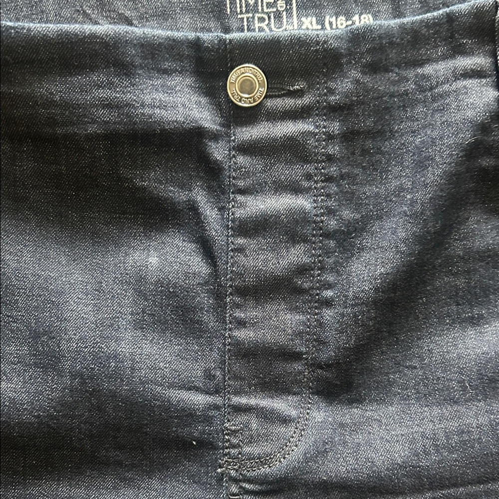 Time and Tru Dark Blue Jean Shorts - Picture 4 of 10